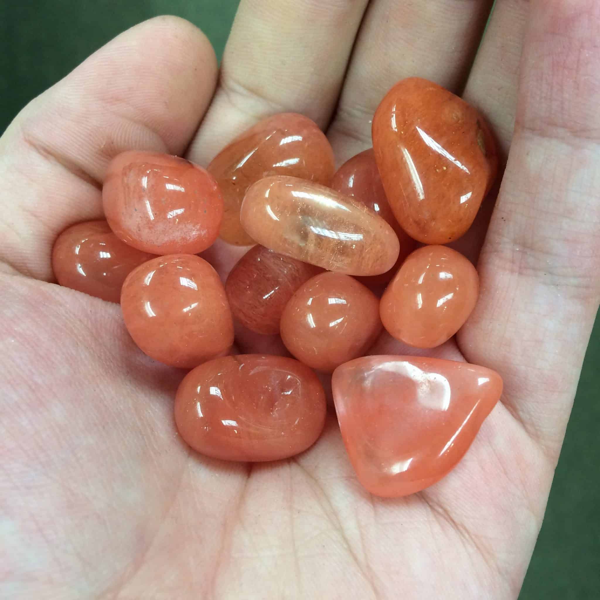 Tumbled Strawberry Obsidian Specimen Inspirit Crystals