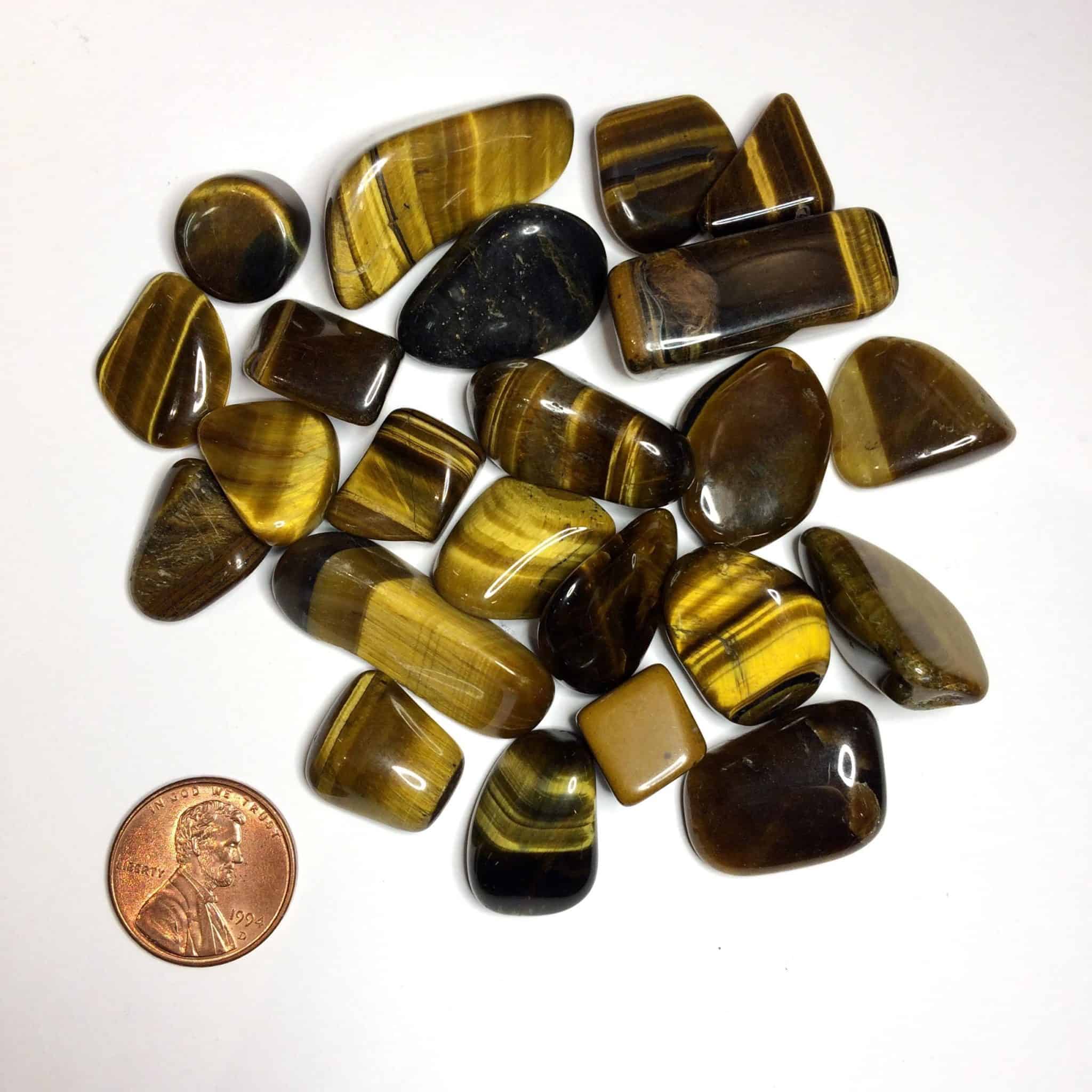 Tumbled Tigers Eye Specimen Inspirit Crystals