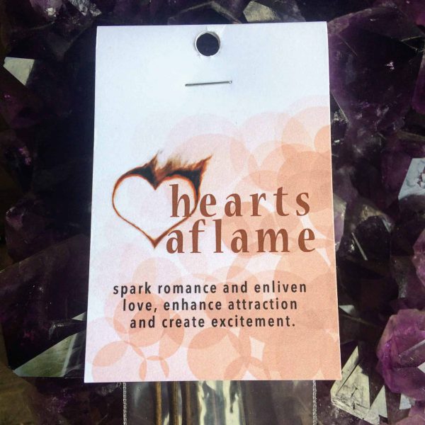 Hearts Aflame Stick Incense - Pack of 10