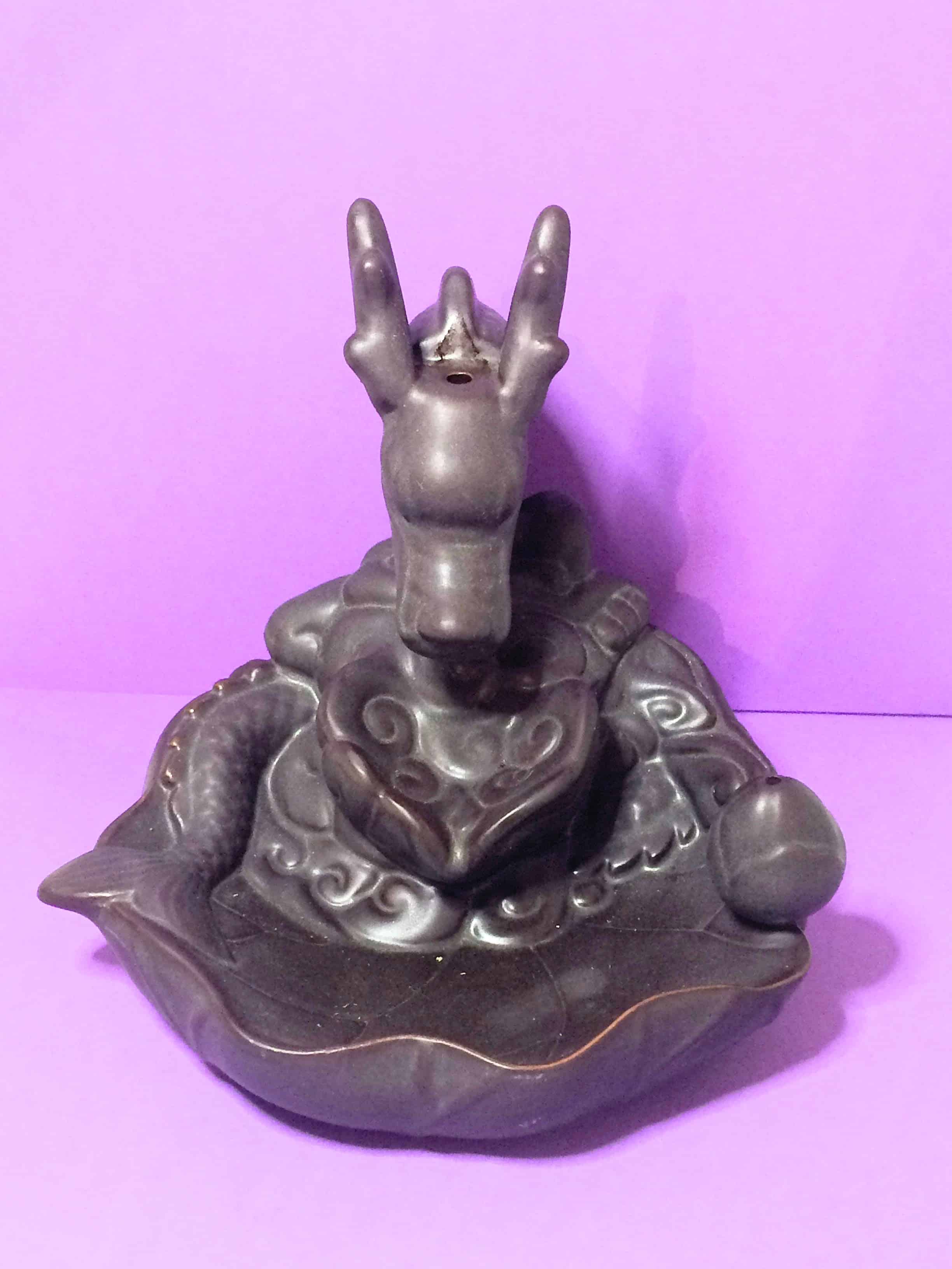 Dragon Bowl Backflow Incense Burner | Inspirit Crystals