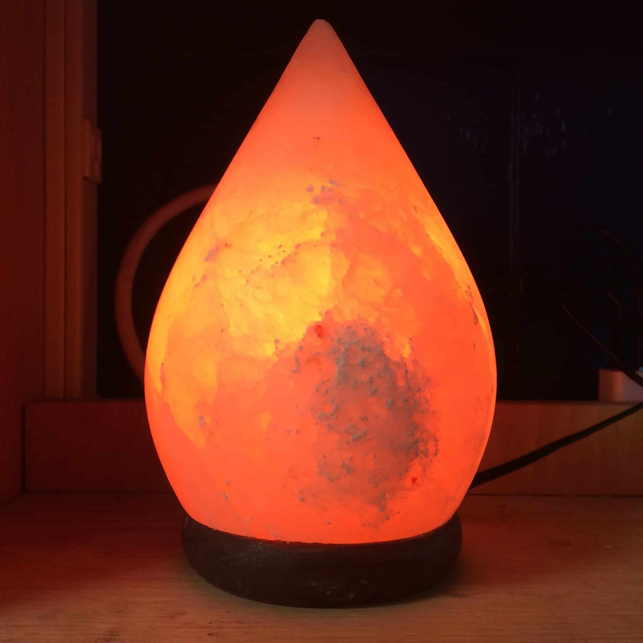 raindrop salt lamp