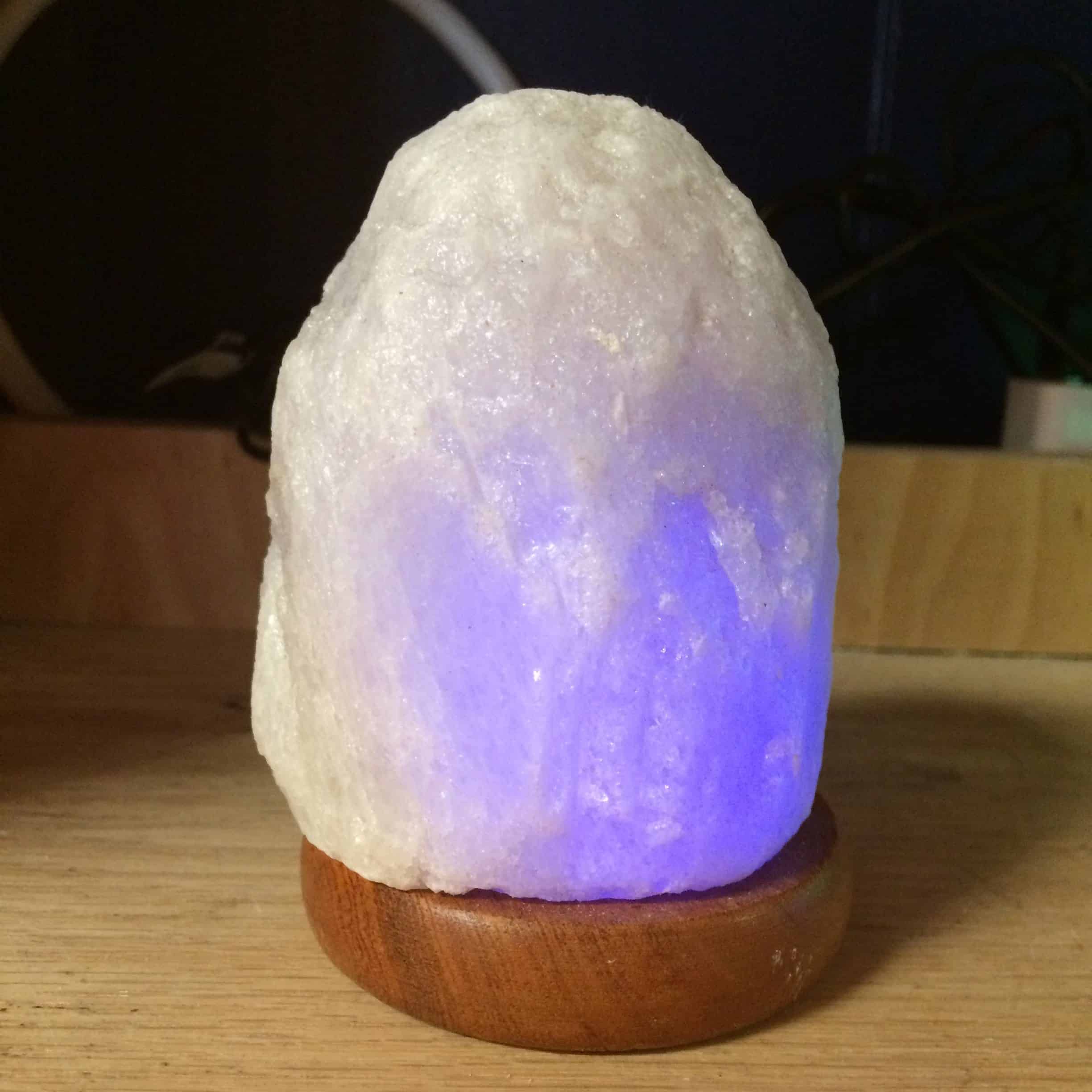 USB ColorChanging LED Himalayan Salt Lamp Inspirit Crystals