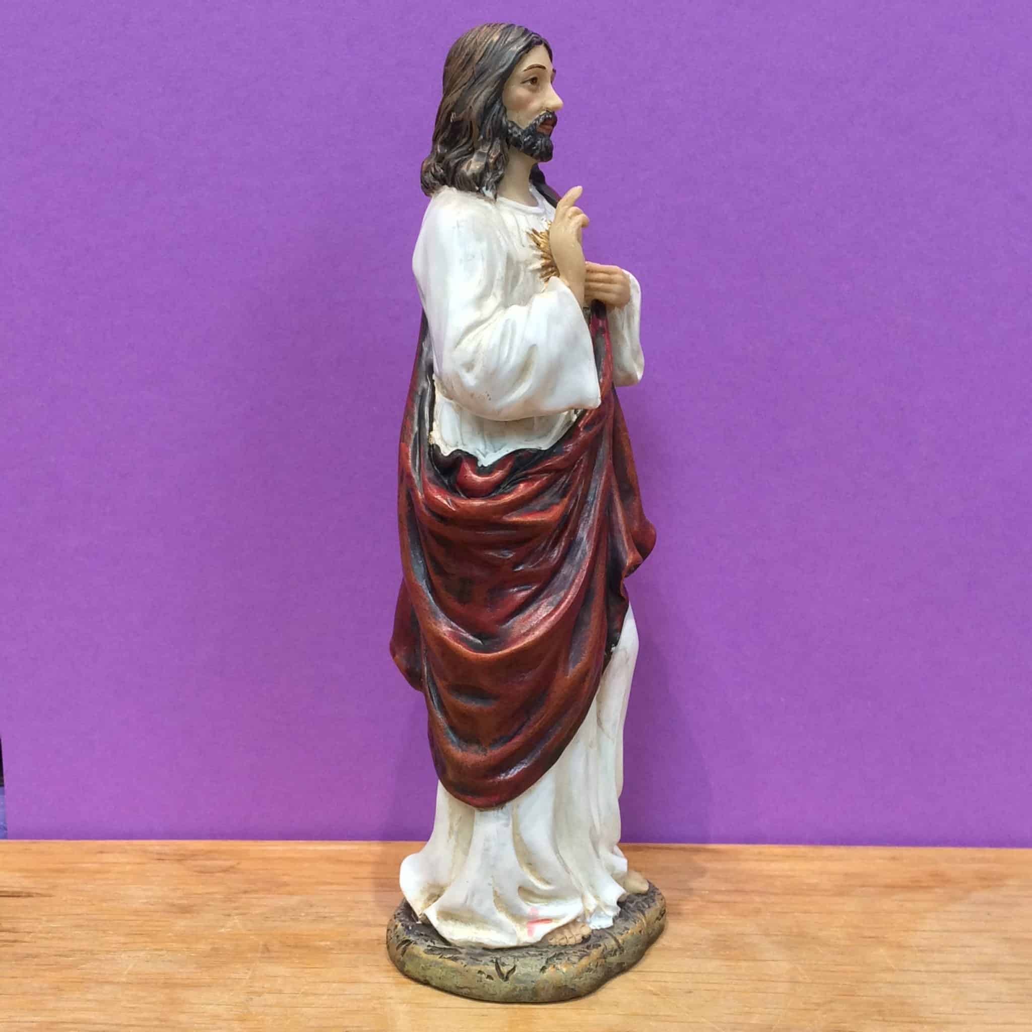 6″ Sacred Heart Jesus Christ Figurine Inspirit Crystals