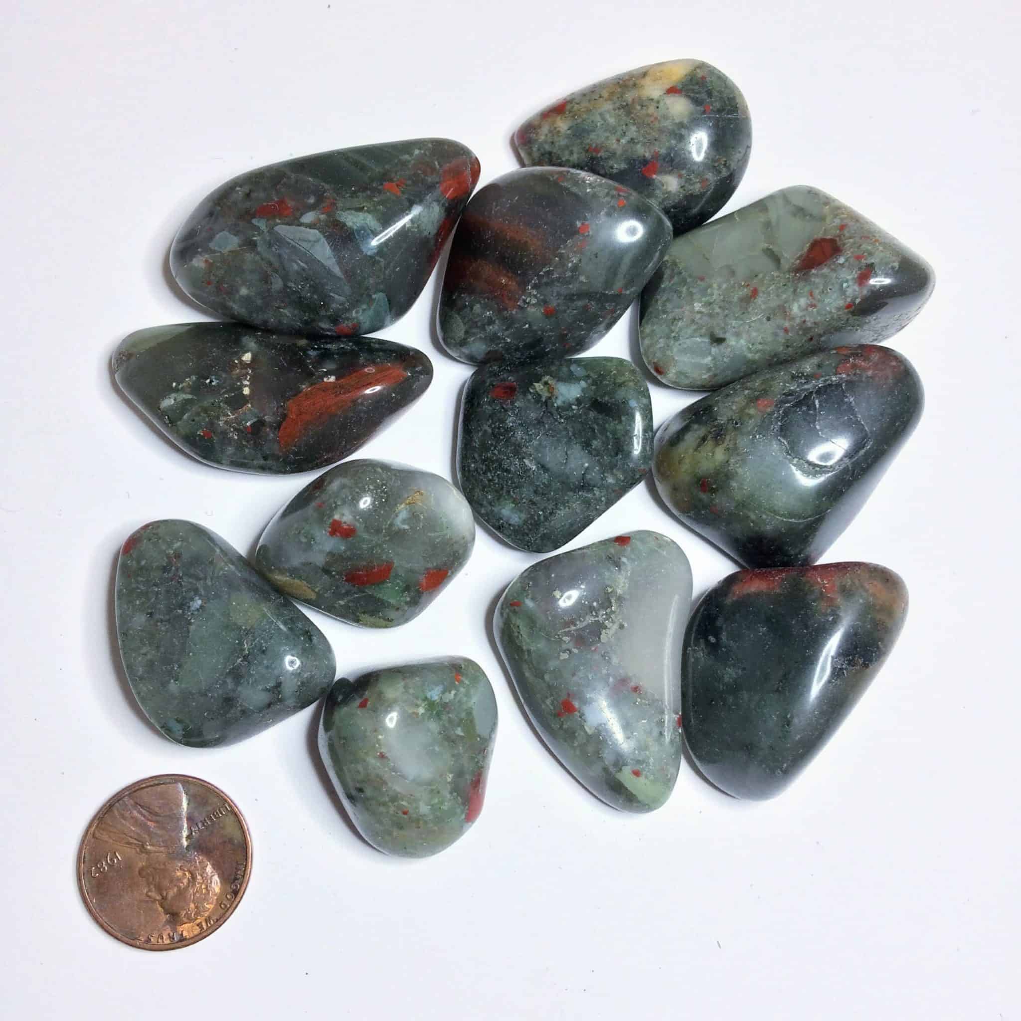 red green stone
