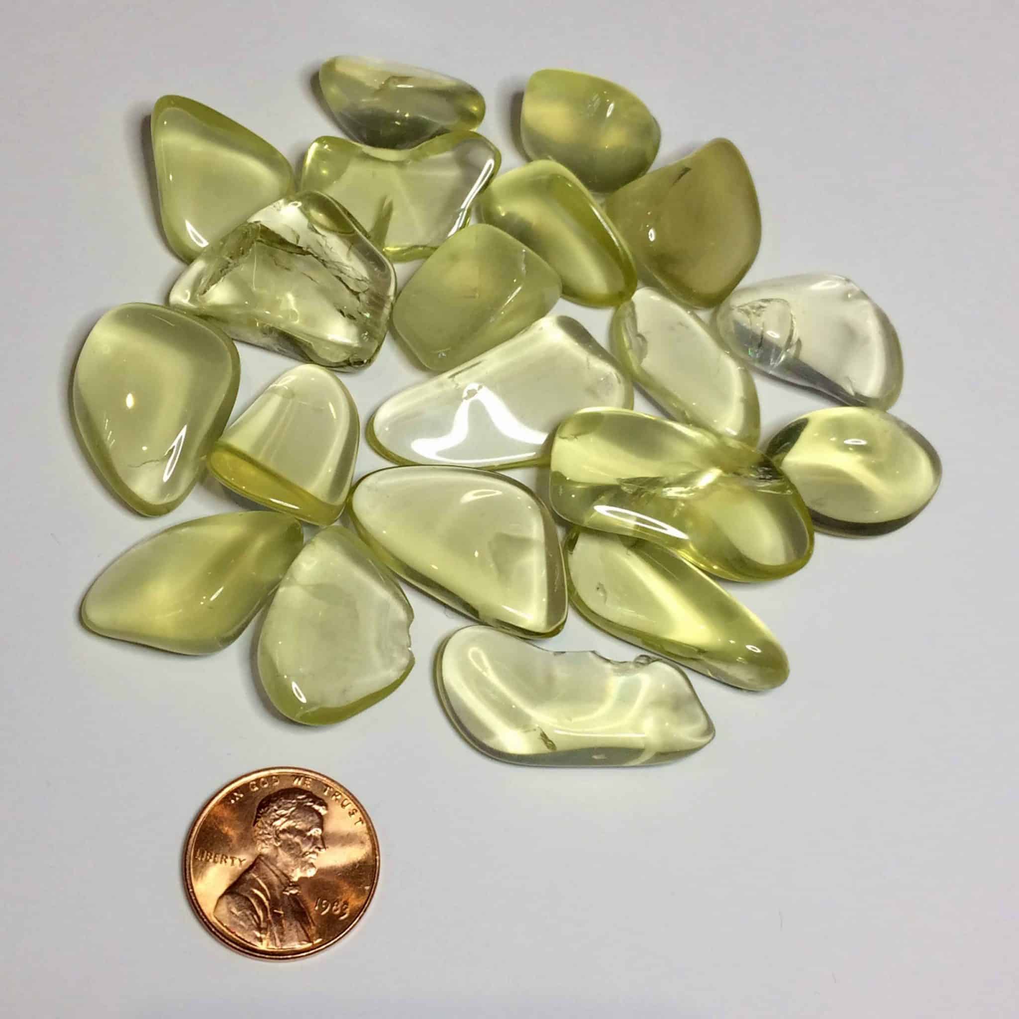 Tumbled Lemon Quartz Specimens | Inspirit Crystals