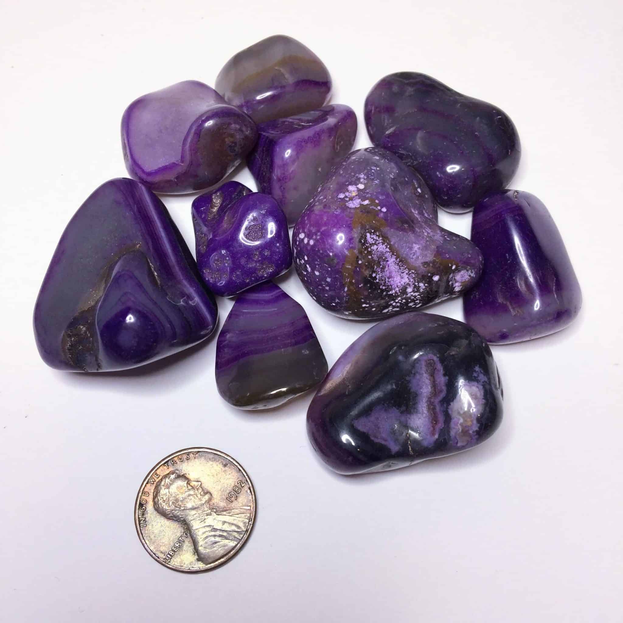 purple agate stone meaning