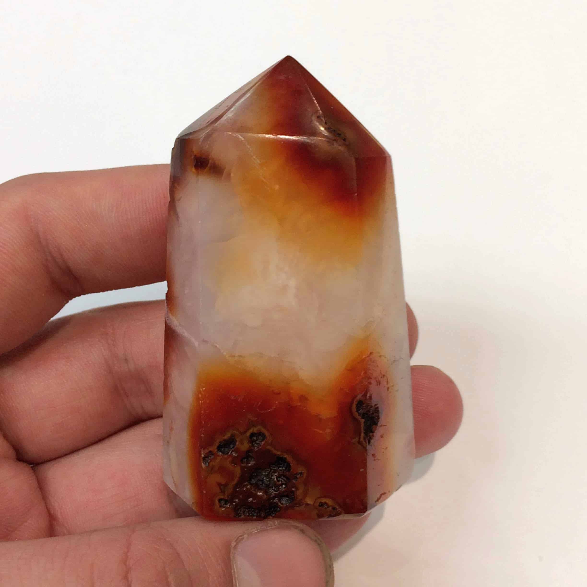 carnelian polished stone