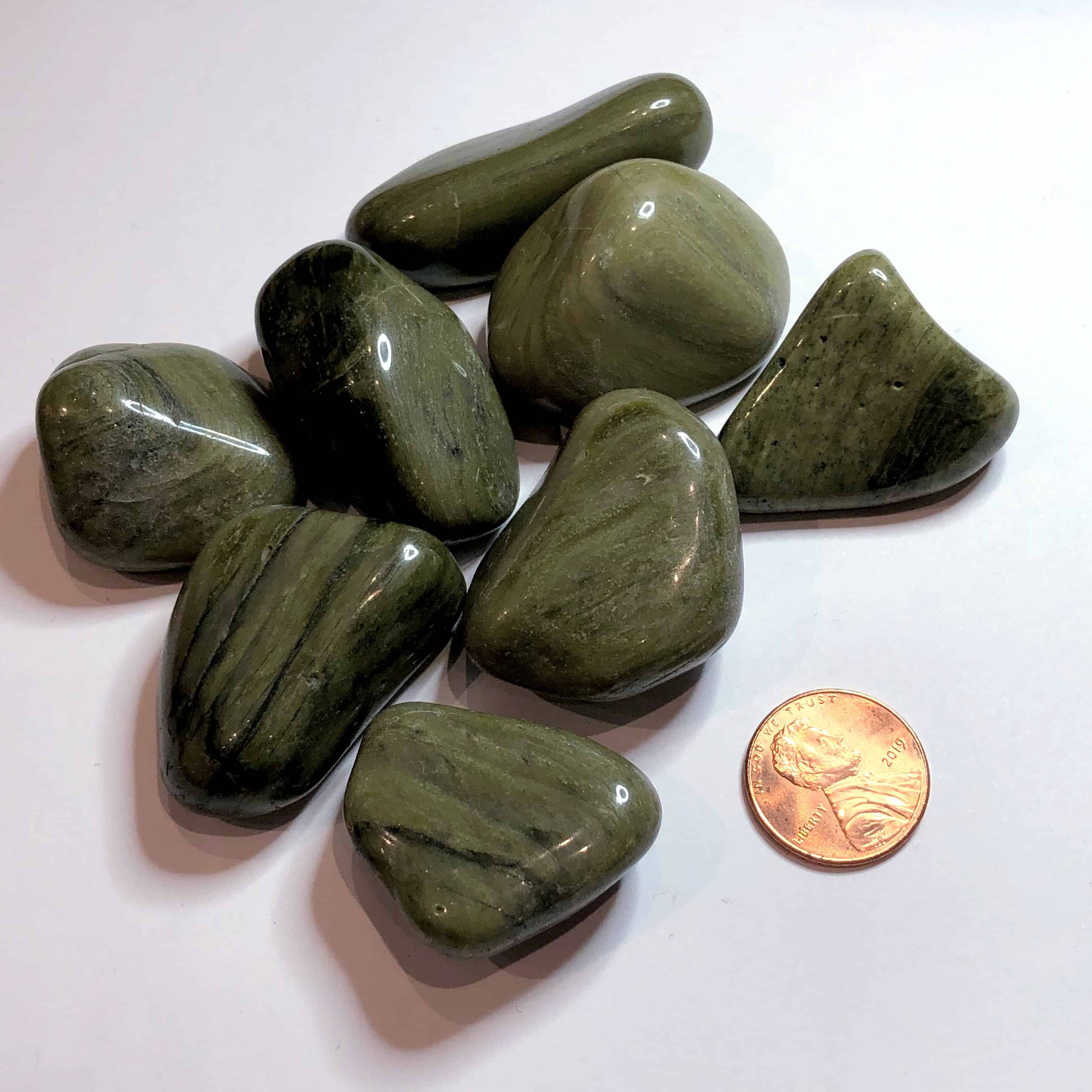 Tumbled Green Fabric Jasper Specimen Inspirit Crystals