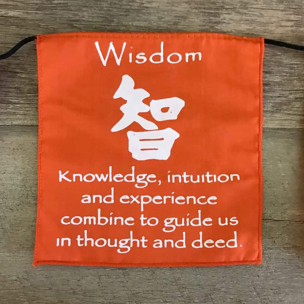 Six Wishes Prayer Flag Small 36″ Six Flag Inspirit Crystals