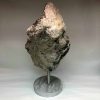 14" Lepidolite Specimen with Green Tourmaline on Stand 17lb - Image 5