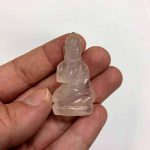 1.75" Polished Rose Quartz Buddha 18g